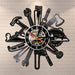 Car Garage Tools Vinyl Record Led Wall Clock Mechanic