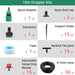 10m 25m 30m Garden 4 7mm Dripper Spray Nozzles Watering Kits