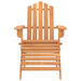 Garden Adirondack Chairs With Footrests 2 Pcs Solid Wood