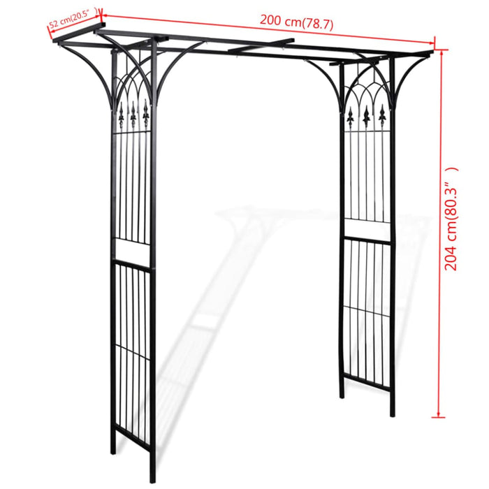 Garden Arch 200x52x204 Cm Abiin