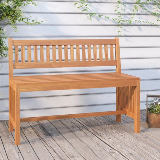 Garden Bench 110 Cm Solid Wood Eucalyptus Tltxkb