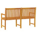 Garden Bench 150 Cm Solid Acacia Wood Tolloo