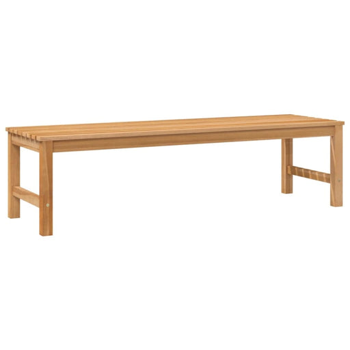 Garden Bench 150 Cm Solid Teak Wood Tollxi