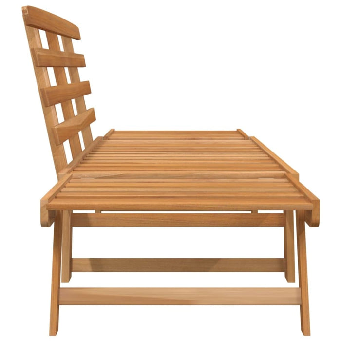 Garden Bench 2-in-1 Solid Acacia Wood Tolaio