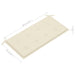 Garden Bench Cushion Cream 100x50x3 Cm Atoki