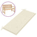 Garden Bench Cushion Cream 120x50x3 Cm Atokn