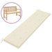 Garden Bench Cushion Cream 180x50x3 Cm Atxbb