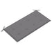 Garden Bench Cushion Grey 100x50x3 Cm Atokt