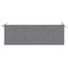 Garden Bench Cushion Grey 150x50x3 Cm Atokp