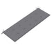 Garden Bench Cushion Grey 150x50x3 Cm Atokp