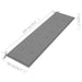 Garden Bench Cushion Grey 180x50x3 Cm Atokl