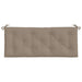 Garden Bench Cushion Taupe 120x50x7cm Oxford Fabric Tlopko