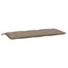 Garden Bench Cushion Taupe 120x50x7cm Oxford Fabric Tlopko