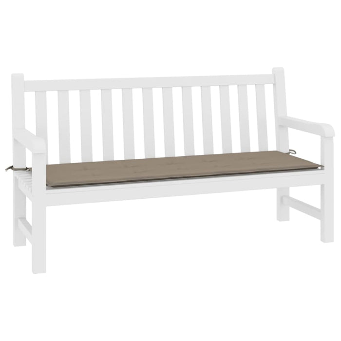 Garden Bench Cushion Taupe 200x50x3 Cm Oxford Fabric Ailoa