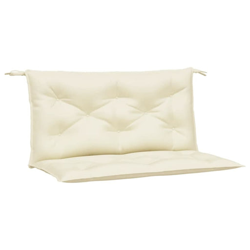 Garden Bench Cushions 2pcs Cream 100x50x7 Cm Oxford Fabric