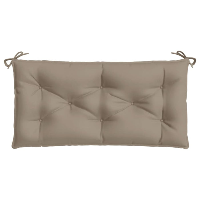 Garden Bench Cushions 2pcs Taupe 100x50x7 Cm Oxford Fabric