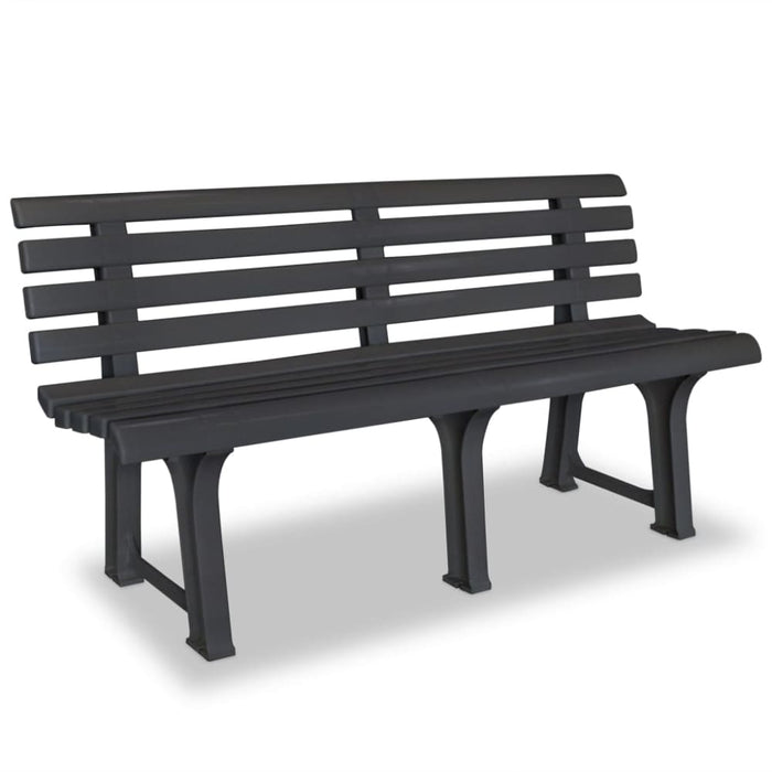 Garden Bench Plastic Anthracite Atpnp