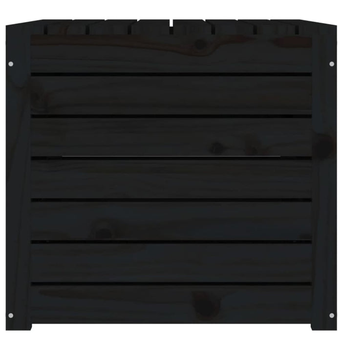 Garden Box Black 101x50.5x46.5 Cm Solid Wood Pine Nxtkpx