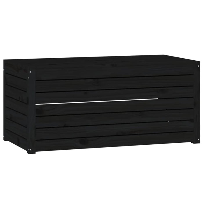 Garden Box Black 101x50.5x46.5 Cm Solid Wood Pine Nxtkpx