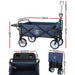 Garden Cart With Cup Holders Blue