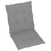 Garden Chair Cushions 4 Pcs Grey 100x50x3 Cm Aippo