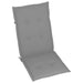 Garden Chair Cushions 4 Pcs Grey 120x50x3 Cm Atonb