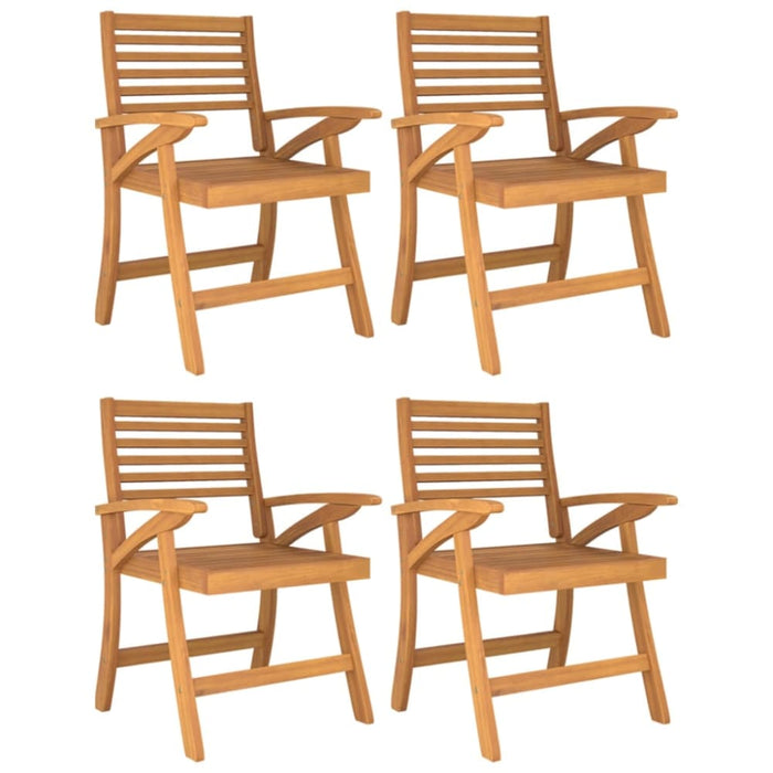 Garden Chairs 4 Pcs 58x58x87 Cm Solid Wood Acacia Toplnln