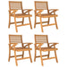 Garden Chairs 4 Pcs 58x58x87 Cm Solid Wood Acacia Toplnln