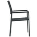 Garden Chairs 4 Pcs Black Plastic Rattan Look Ainkb