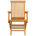 Garden Chairs With Cream Cushions 2 Pcs Solid Teak Wood