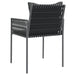 Garden Chairs With Cushions 2 Pcs Black 54x61x83 Cm Poly