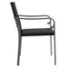 Garden Chairs With Cushions 2 Pcs Black 56x59x84 Cm Poly