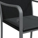 Garden Chairs With Cushions 2 Pcs Black 56x59x84 Cm Poly