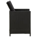 Garden Chairs With Cushions 4 Pcs Poly Rattan Black Tolial