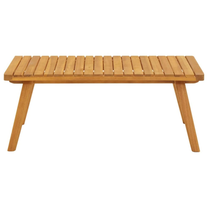 Garden Coffee Table 90x55x35 Cm Solid Acacia Wood Allip