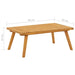 Garden Coffee Table 90x55x35 Cm Solid Acacia Wood Allip