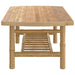 Garden Coffee Table 90x55x37 Cm Bamboo Tltalt