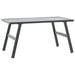 Garden Coffee Table Black 90x45x35 Cm Powder-coated Steel