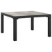 Garden Coffee Table Grey 55x55x31 Cm Dpc And Steel Tlxnbb