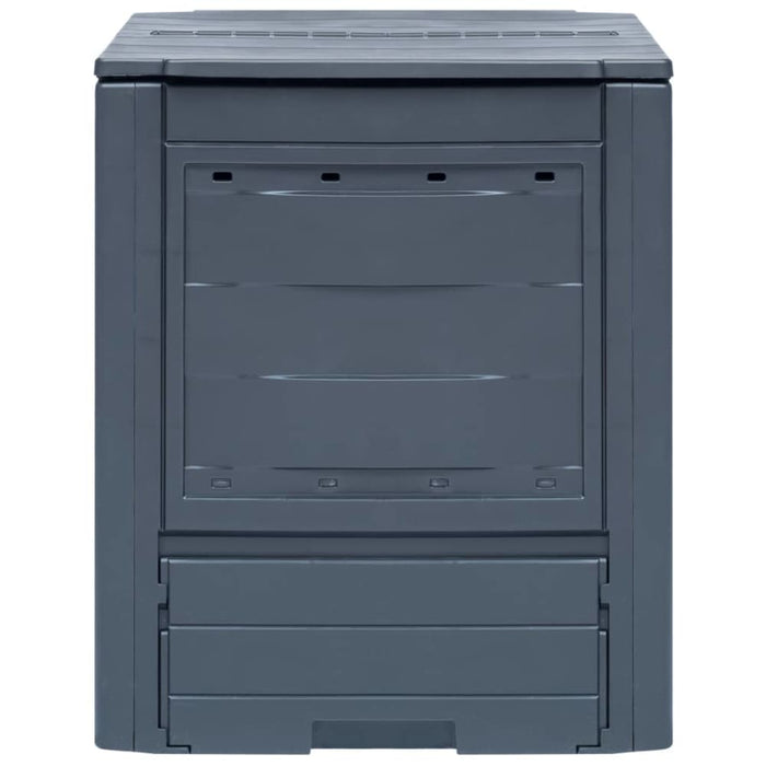 Garden Composters 2 Pcs Grey 60x60x73 Cm 520 l Xinkok