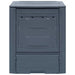 Garden Composters 2 Pcs Grey 60x60x73 Cm 520 l Xinkok