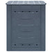 Garden Composters 2 Pcs Grey 60x60x73 Cm 520 l Xinkok