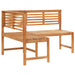 Garden Corner Bench 140 Cm Solid Acacia Wood Toxaxx