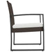 Garden Dining Chairs 2 Pcs Black Pp Rattan Tlbxbt