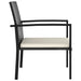 Garden Dining Chairs 2 Pcs Poly Rattan Black Topoob