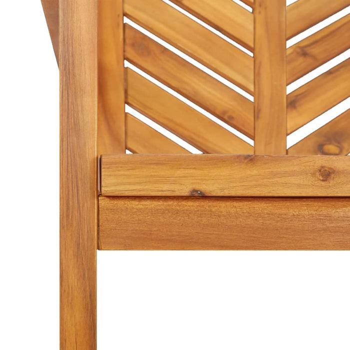 Garden Dining Chairs 3 Pcs Solid Wood Acacia Tlxxxn