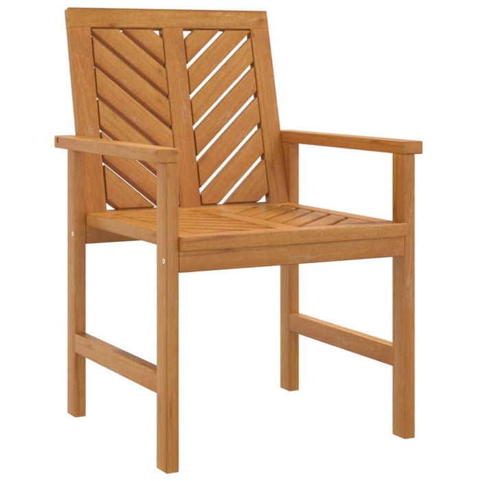 Garden Dining Chairs 3 Pcs Solid Wood Acacia Tlxxxn