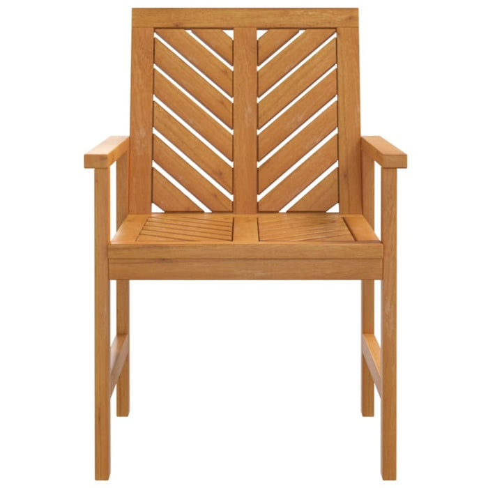 Garden Dining Chairs 4 Pcs Solid Wood Acacia Toppkip