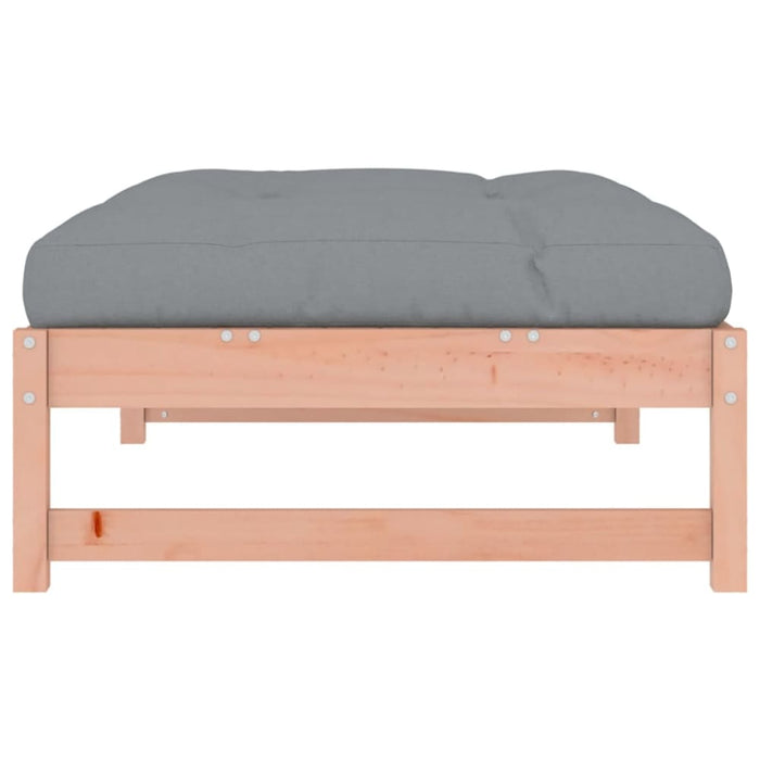 Garden Footstool 120x80 Cm Solid Wood Douglas Nxpiax