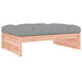 Garden Footstool 120x80 Cm Solid Wood Douglas Nxpiib